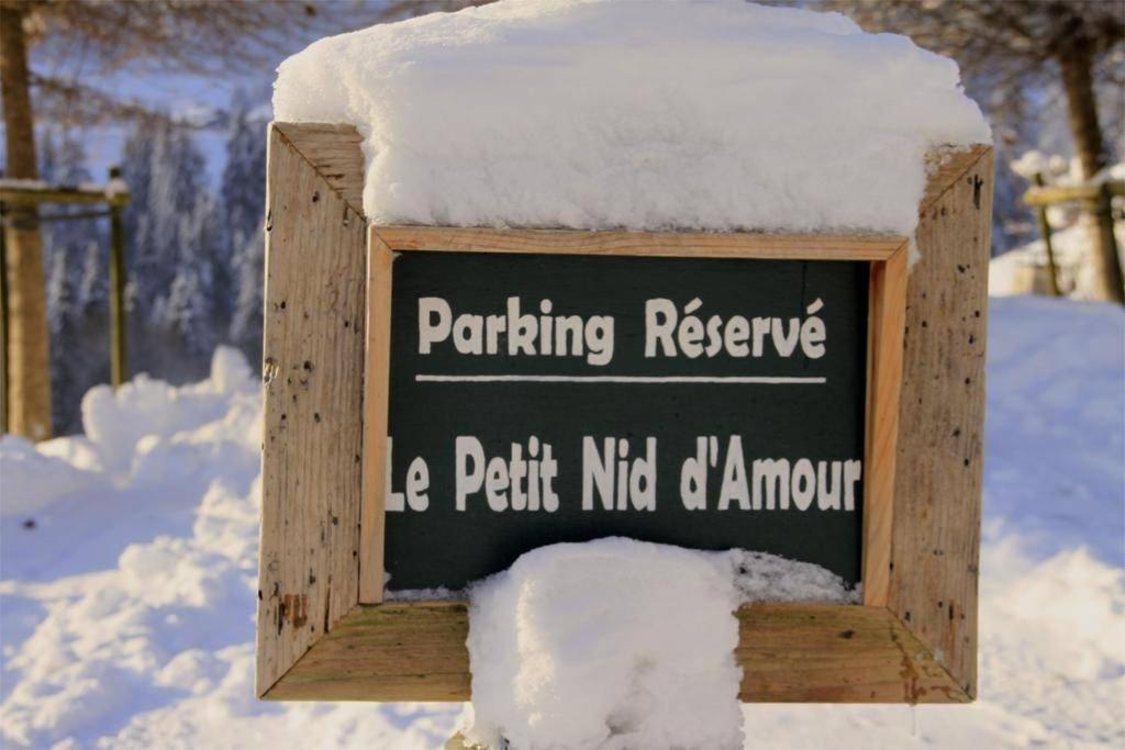 Micro-Lodge, Le Petit Nid D'Amour Montriond Ngoại thất bức ảnh